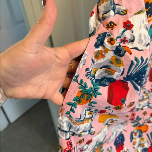 Pink super cute cotton dress  - printfresh - Picture 2 of 9